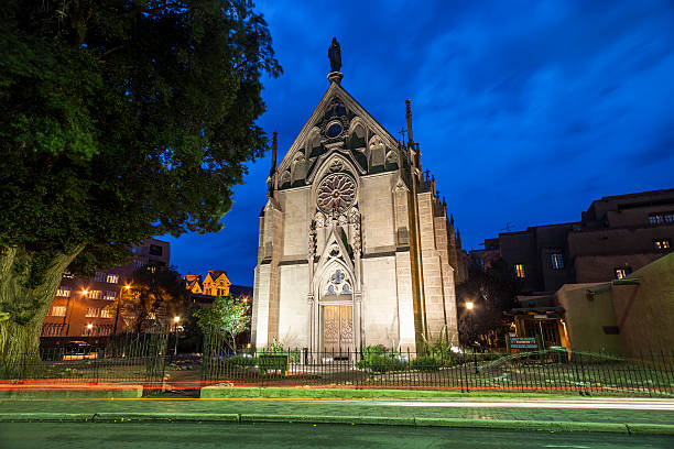 The Loretto Chapel in Santa Fe, New Mexico was built in 1878.