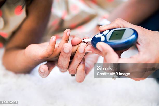 Type 1 Diabetes Management Stock Photo - Download Image Now - Diabetes, Child, Type 1 Diabetes