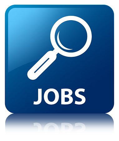 Jobs blue square button