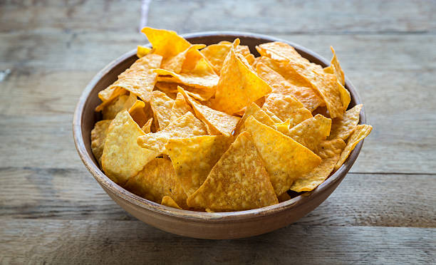 istock Cheese nachos in the bowl 485446556