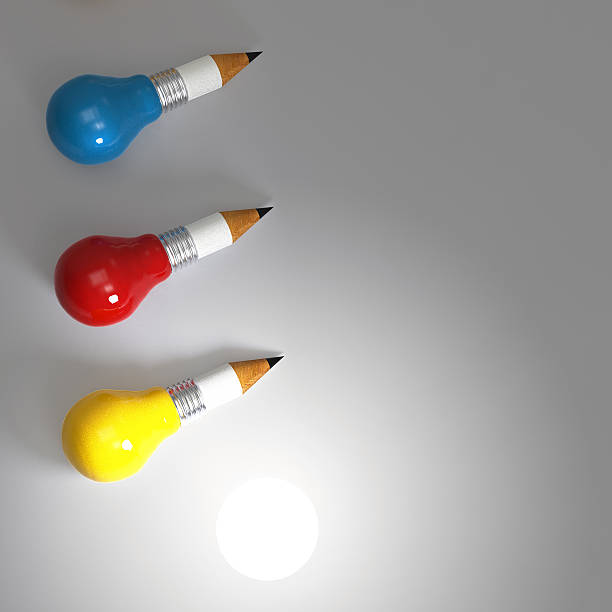 istock drawing idea pencil and light bulb concept creative and leadersh 485447423