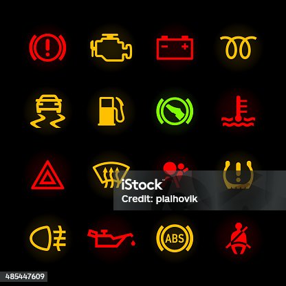 22,221 Car Warning Lights Icons Royalty-Free Photos and Stock