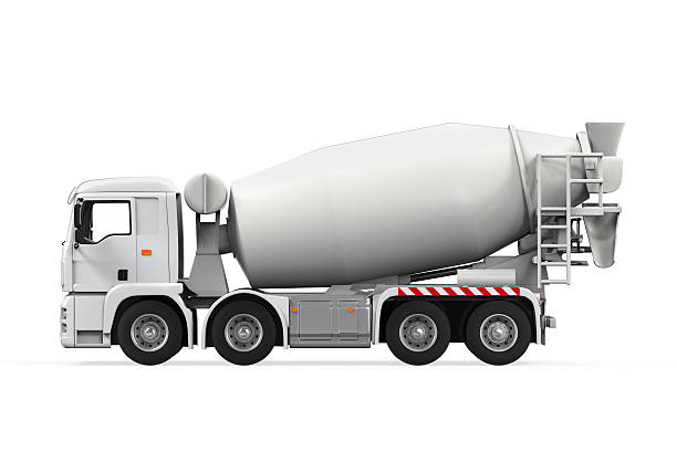 istock Concrete Mixer Truck 485449673