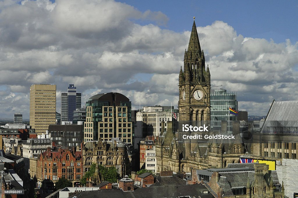 The Heart of Manchester (U.K.) Manchester city center skyline. Manchester - England Stock Photo