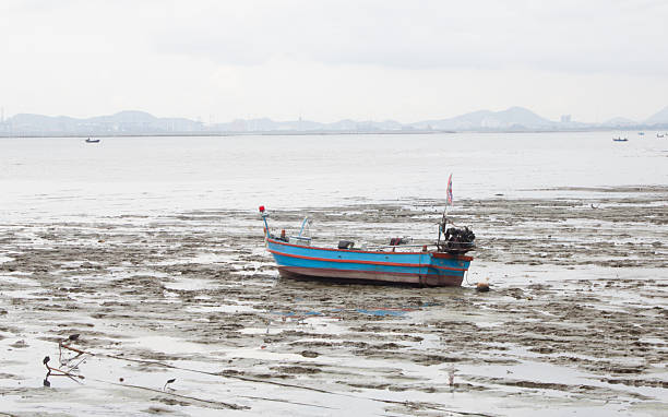 istock Boats with sand and sea 485450826