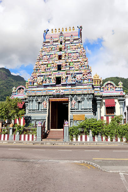 Arulmigu Navasakti Vinayagar Temple in Victoria, Mahe Island, Seychelles.
