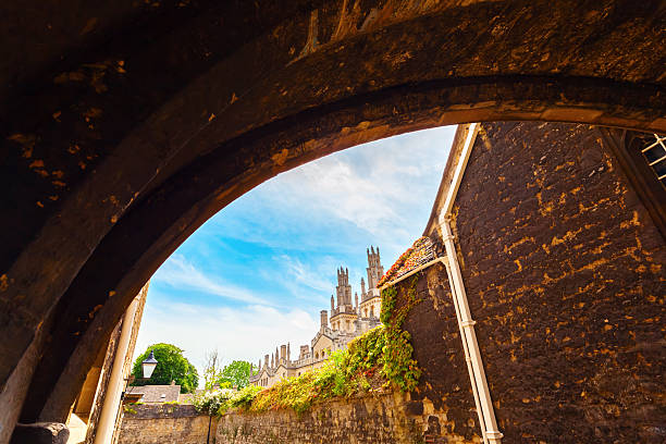 istock view through a tunnel in Oxford, England 485451388