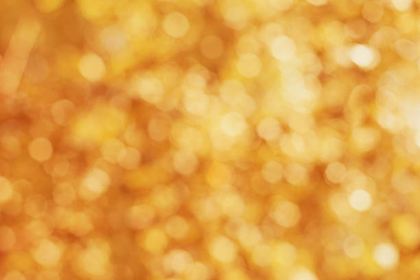 istock Blur golden autumn leaves for background, abstract bokeh backdrop 485453686