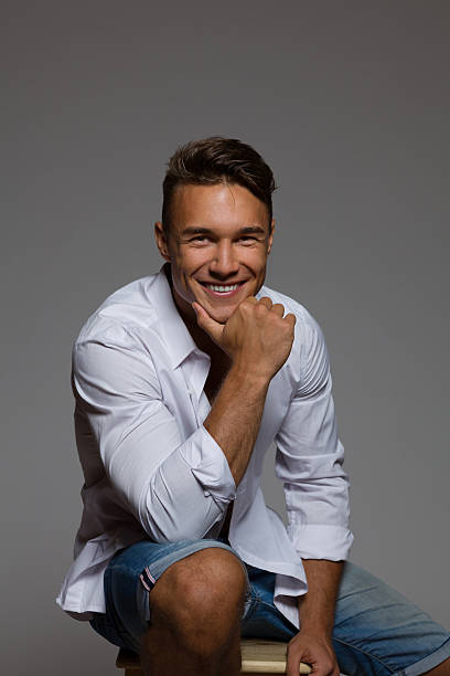 istock Portrait Of Smiling Attractive Man 485457384