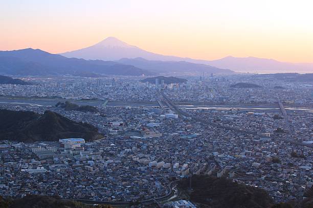 istock Mt.Fuji and Shizuoka-shi 485457614