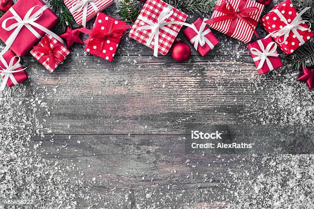 Christmas Background Stock Photo - Download Image Now - Christmas, Coupon, Gift