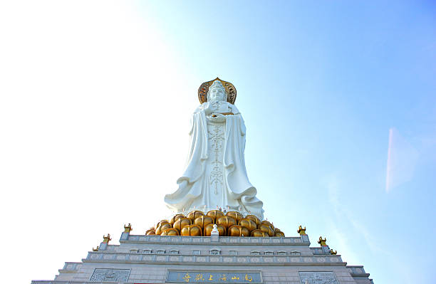 istock kwan-yin statue in hainan island 485468755
