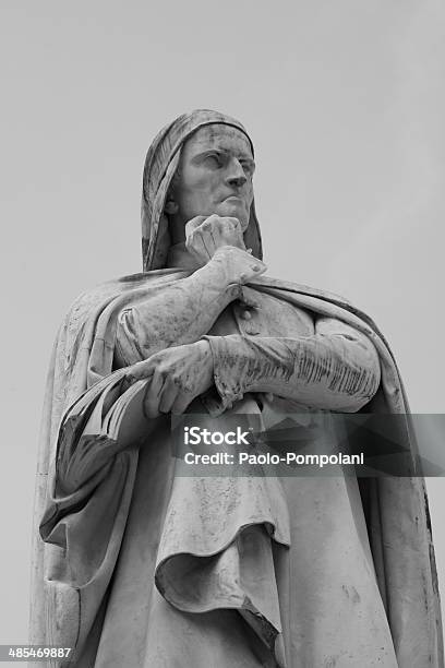 Statue Of Dante Stock Photo - Download Image Now - Dante - Italian Poet, Architecture, Art