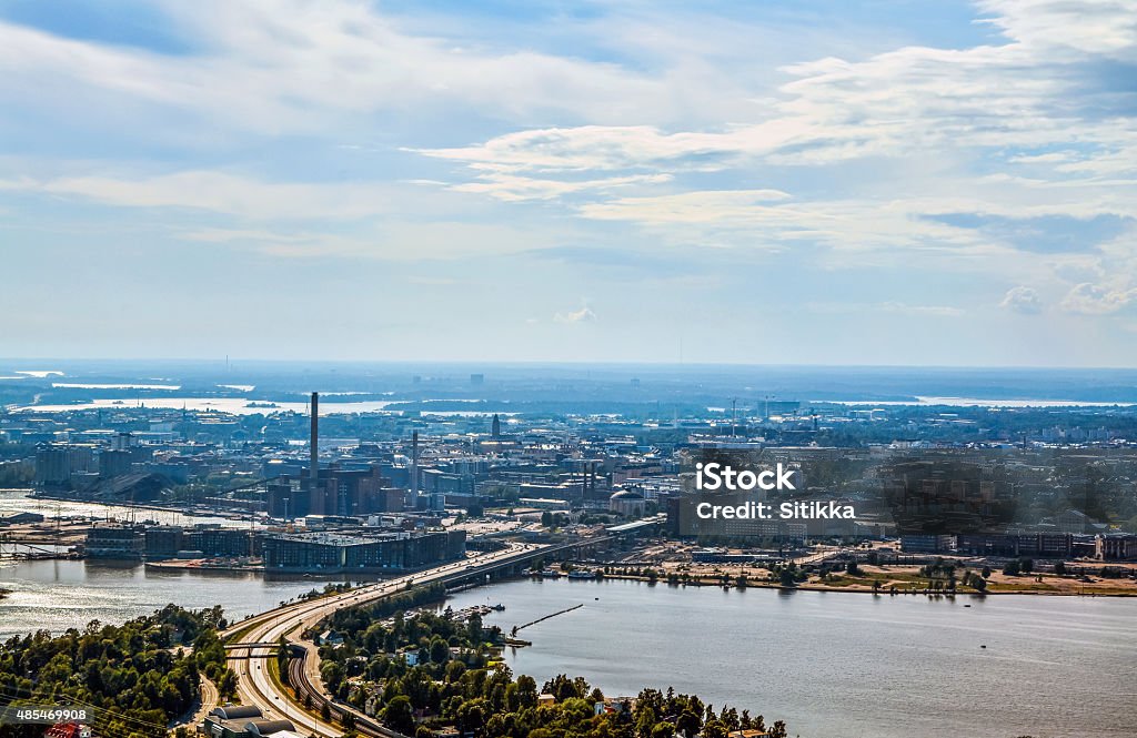 Helsinki Finland Aerial view of Helsinki, capitol of Finland Helsinki Stock Photo