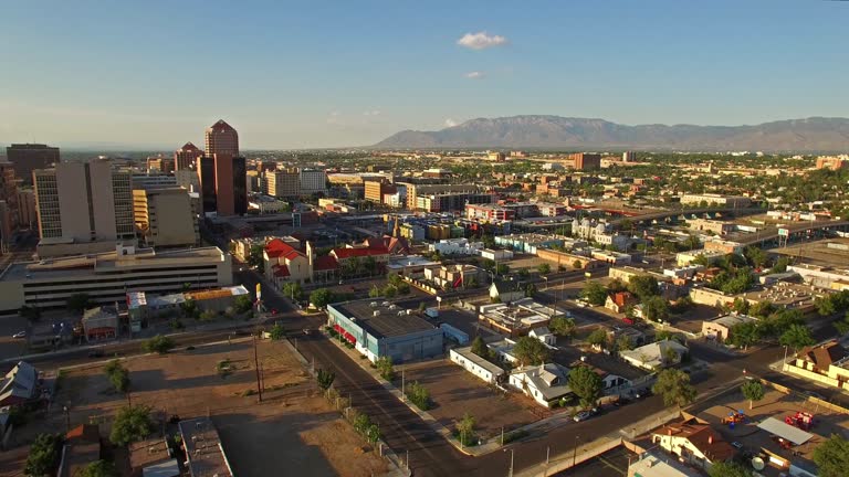 Aerial New Mexico Albuquerque