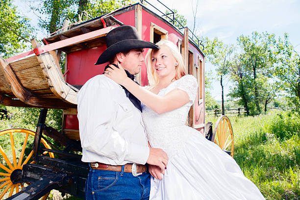istock Western Wedding with Cowboy Style Romance 485471495