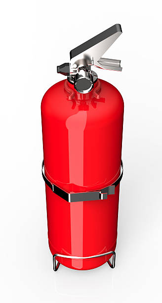 istock red fire exinguisher isolated on white with clipping path 485471754