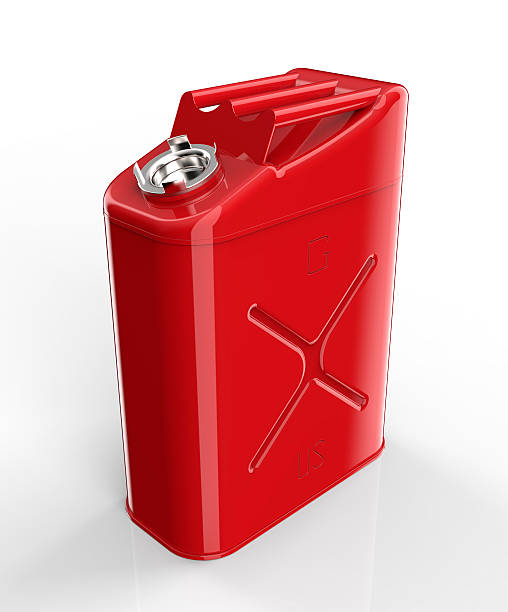 istock red fuel container isolated on white with clipping path 485471768
