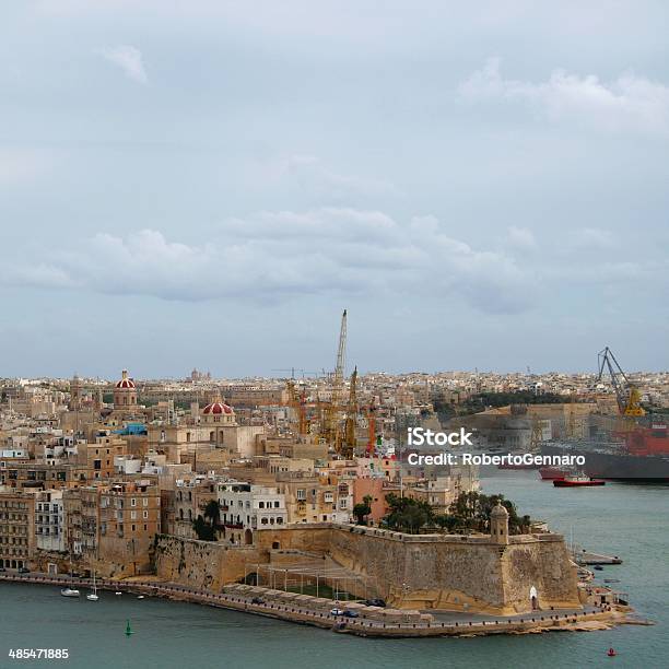 Photo libre de droit de Senglea La Ville Malte banque d'images et plus d'images libres de droit de Archipel maltais - Archipel maltais, Baie - Eau, Bleu