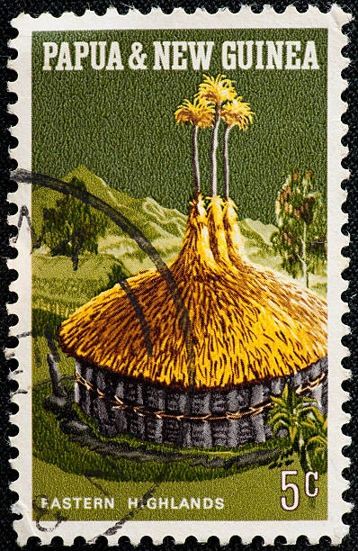 istock Papua New Guinea Postage Stamp 485472313