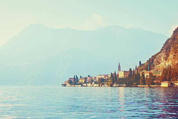 village scene at Lake Como, Italy