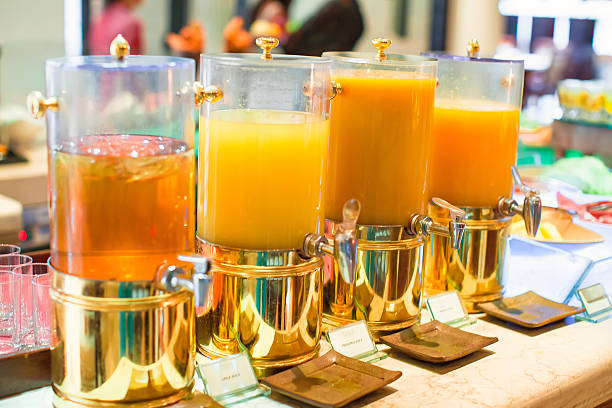 istock Fresh juice at restaurant on breakfast 485472857