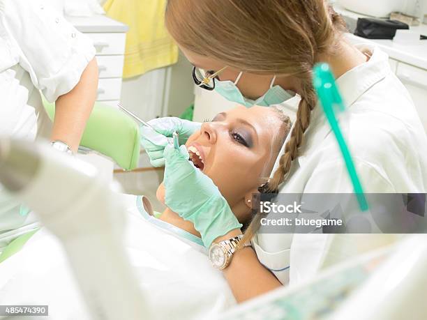 Photo libre de droit de Fille De La Dentiste banque d'images et plus d'images libres de droit de Dentiste - Dentiste, 2015, Adulte