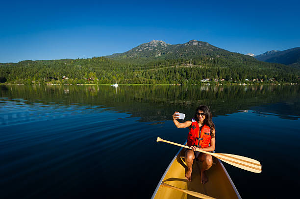 istock Taking a selfie in the great outdoors 485474450