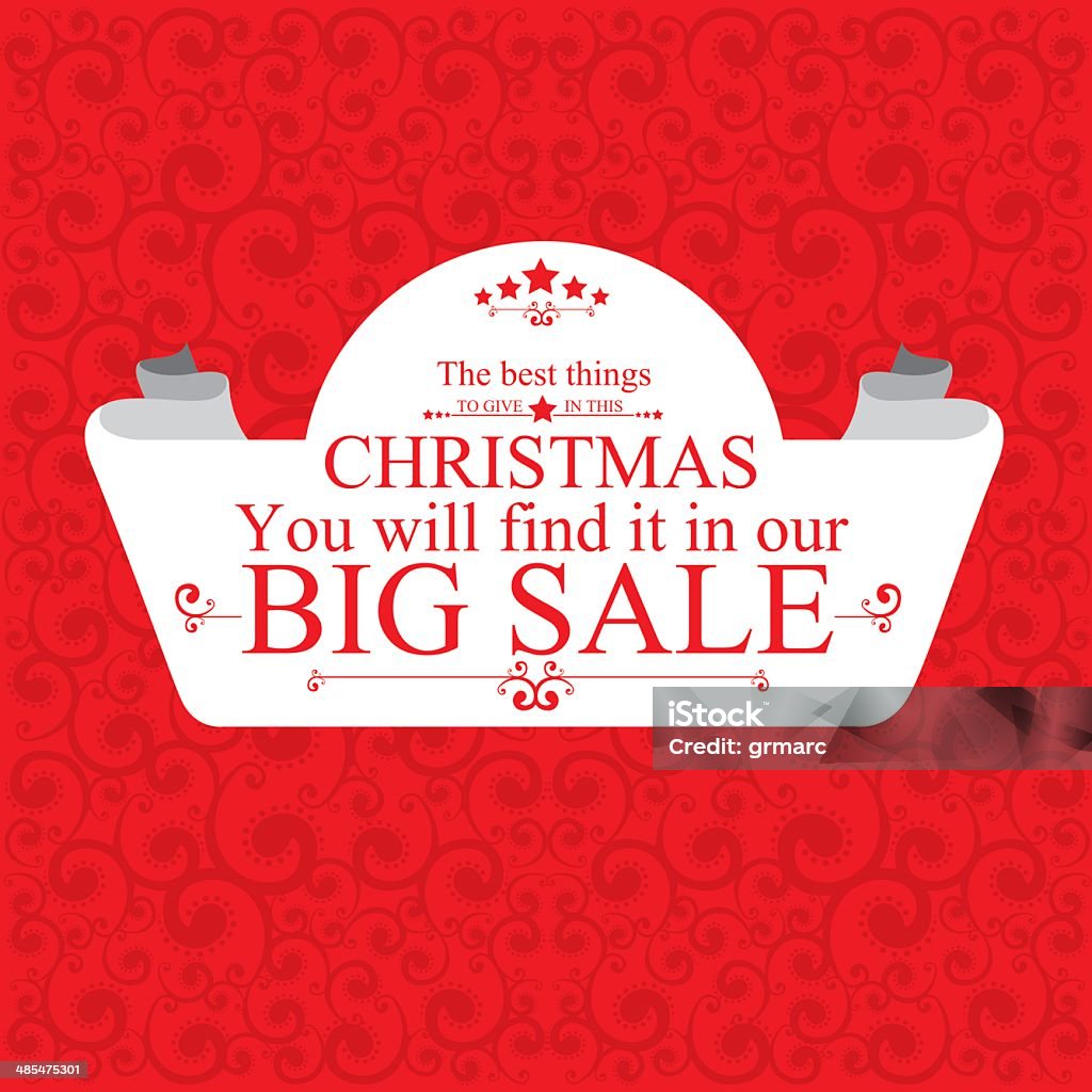 Christmas sale Christmas sale  over red background vector illustration Art stock vector