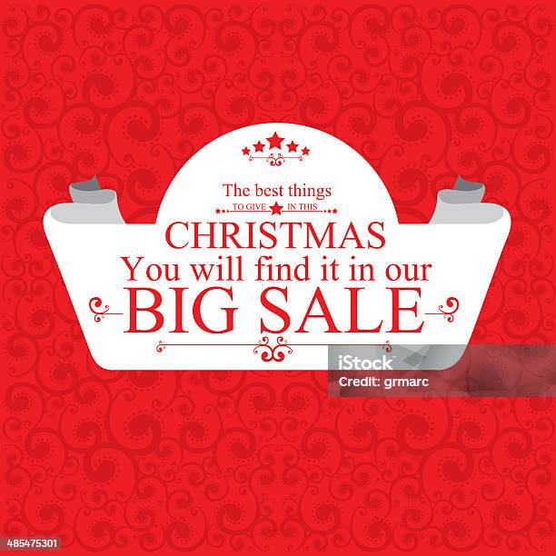 Christmas Sale Stock Illustration - Download Image Now - Art, Art And Craft, Beauty