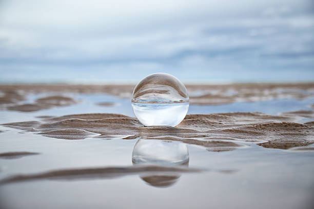 istock Crystal Ball On The Scottish Beach 485478664