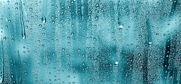 Condensation on glass window with water drops, Condensation drips, more waterdrop backgrounds in my portfolio