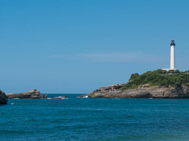 istock Lighthouse on the coast of Biarritz 485482060
