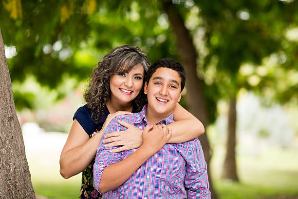istock Loving mother and son 485487442