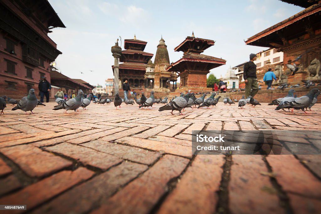 Praça Durbar de Patan - Royalty-free Antigo Foto de stock
