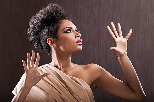 istock African American fashion model. 485488015