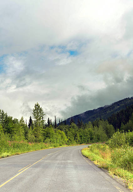 istock Cassier Highway in British Columbia, Canada 485488134
