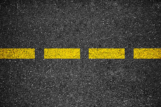 Road Background Close-up highway dividing line road marking stock pictures, royalty-free photos & images