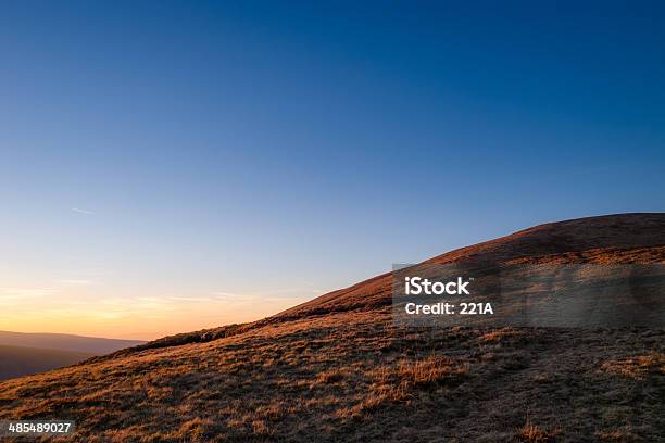 Inglés Paisaje Valles De Yorkshire En Puesta De Sol Foto de stock y más banco de imágenes de Aire libre