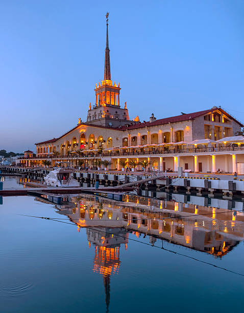 istock Sea port in Sochi 485489222