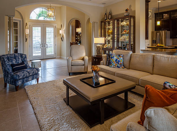 istock Elegant Living Room in Florida Home 485489903