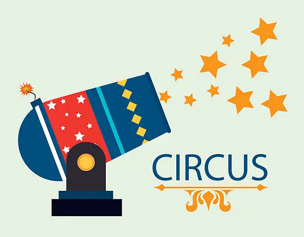 Vector illustration of Circus design