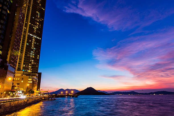 Twilight of city