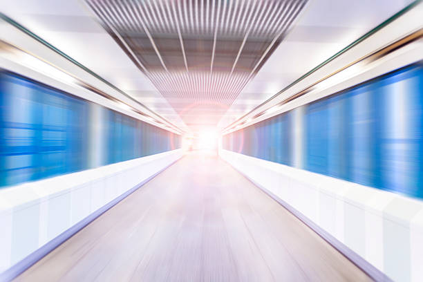 istock tunnel in metro station,blurred speed background 485491822