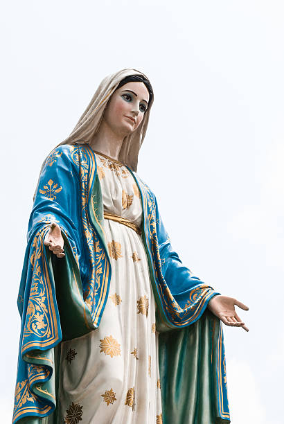 istock Virgin mary statue at Chantaburi province, Thailand. 485492109