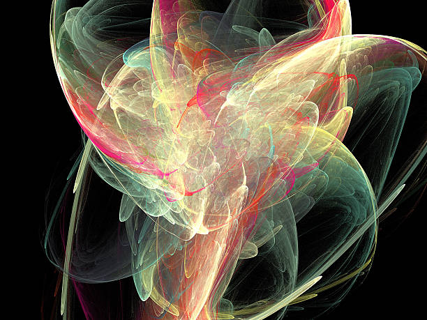 istock Digital Fractal on Black 485492519