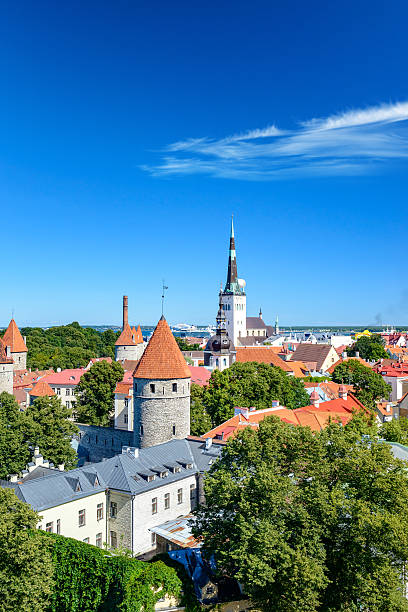View of Tallinn from Toompea hill