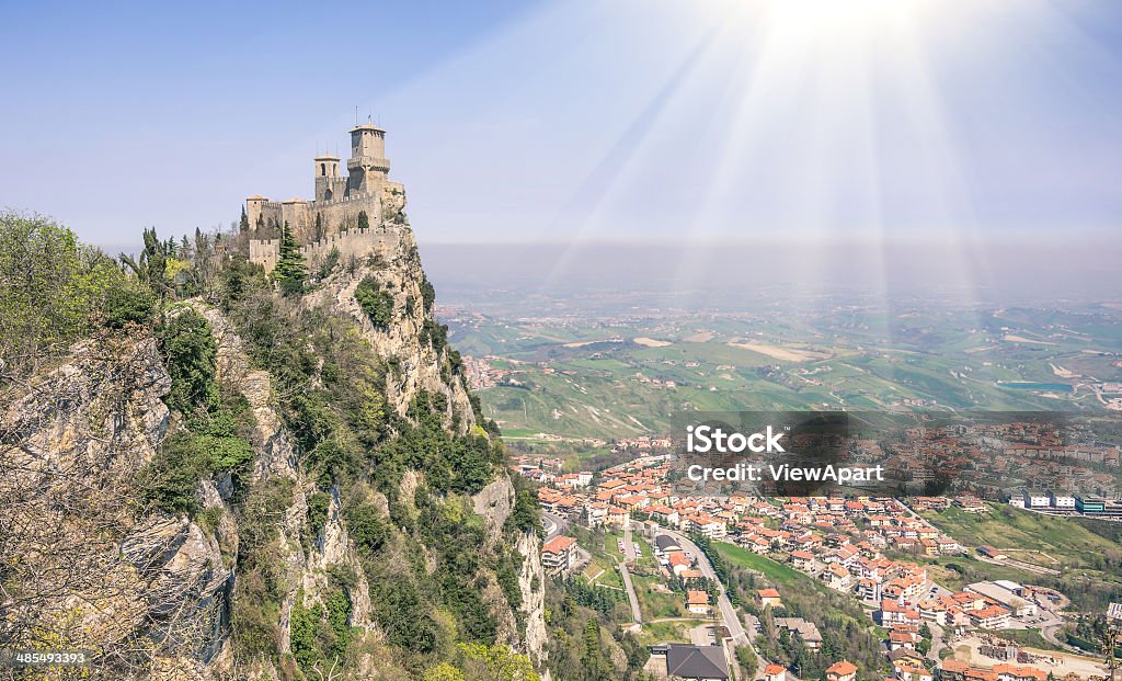 Rocca della Guaita - San Marino Republic Rocca della Guaita - San Marino Republic - Rimini Romagna Italy 2014 Stock Photo