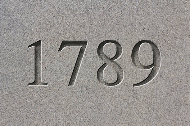 istock Engraved Historical Year 1789 485494338