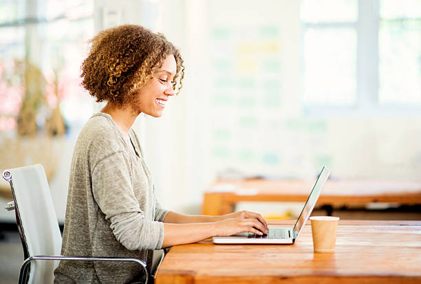 istock Happy business woman 485494505
